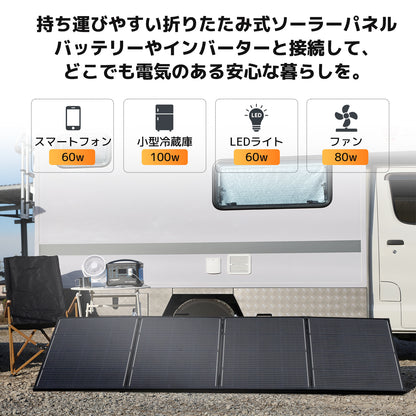 LVYUAN 400W 折り畳み式 ソーラーパネル FSLシリーズ