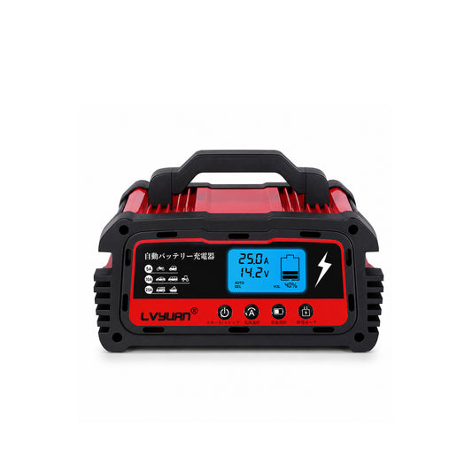 LVYUAN 定格25A パルスバッテリー充電器 12V・24V鉛バッテリー専用