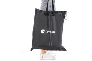LVYUAN（リョクエン）エアーマット 電動エアーベッド 収納袋付き(ダブルサイズ-PVC素材)