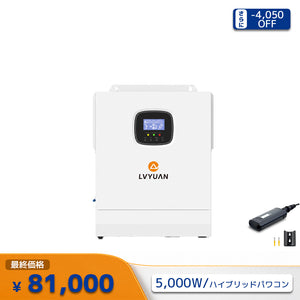LVYUAN 5000W単相二線式ハイブリッド インバーター