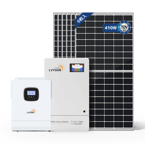 LVYUAN 5000Wハイブリッド発電・蓄電システム 51.2V系LiFePO4バッテリー