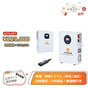 LVYUAN 5000Wハイブリッド蓄電システム