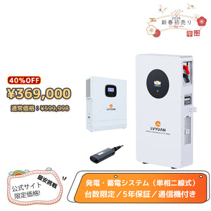 LVYUAN 5000Wハイブリッド蓄電システム