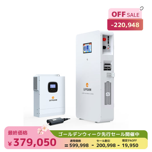 LVYUAN 5000Wハイブリッド蓄電システム