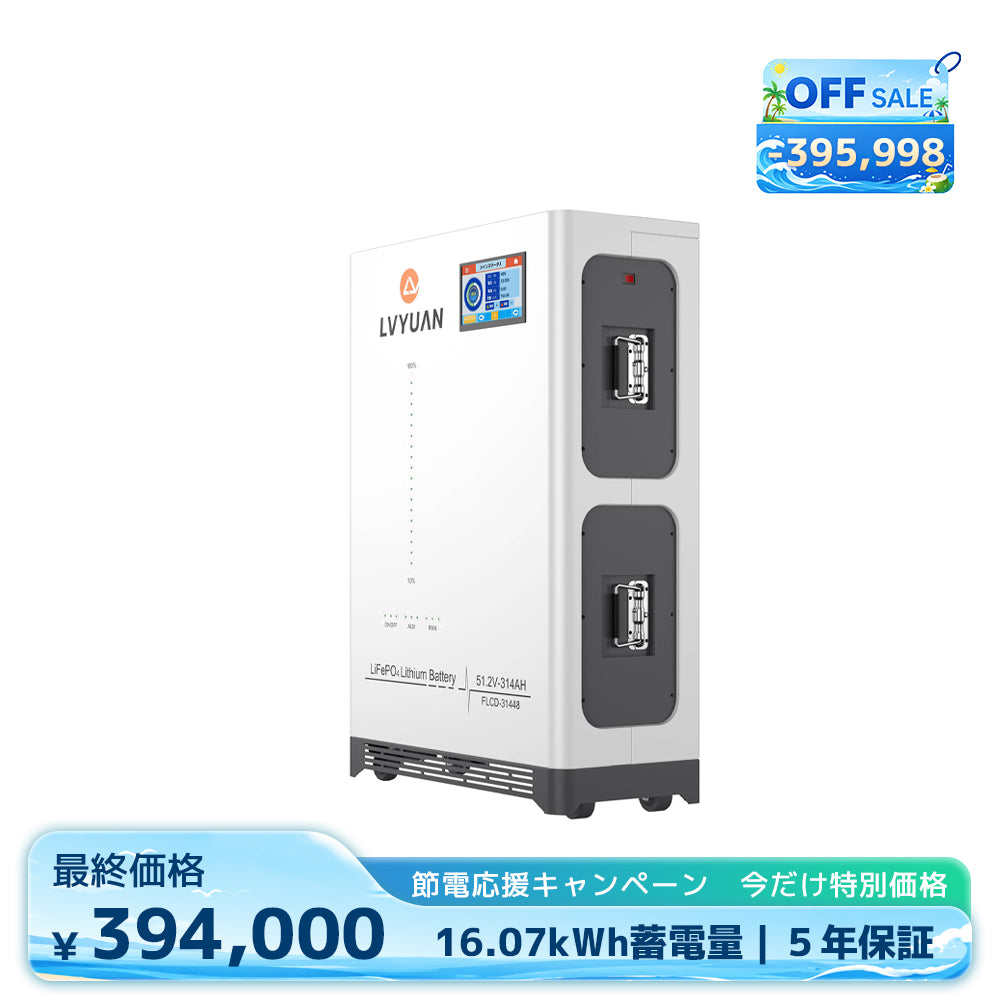 LVYUAN 3000W単相二線式ハイブリッド インバーター DC24V（直流