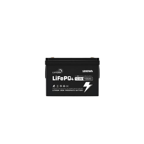 LVYUAN 12.8V/100Ah 1.28kWhリン酸鉄リチウムイオンバッテリー (mini)