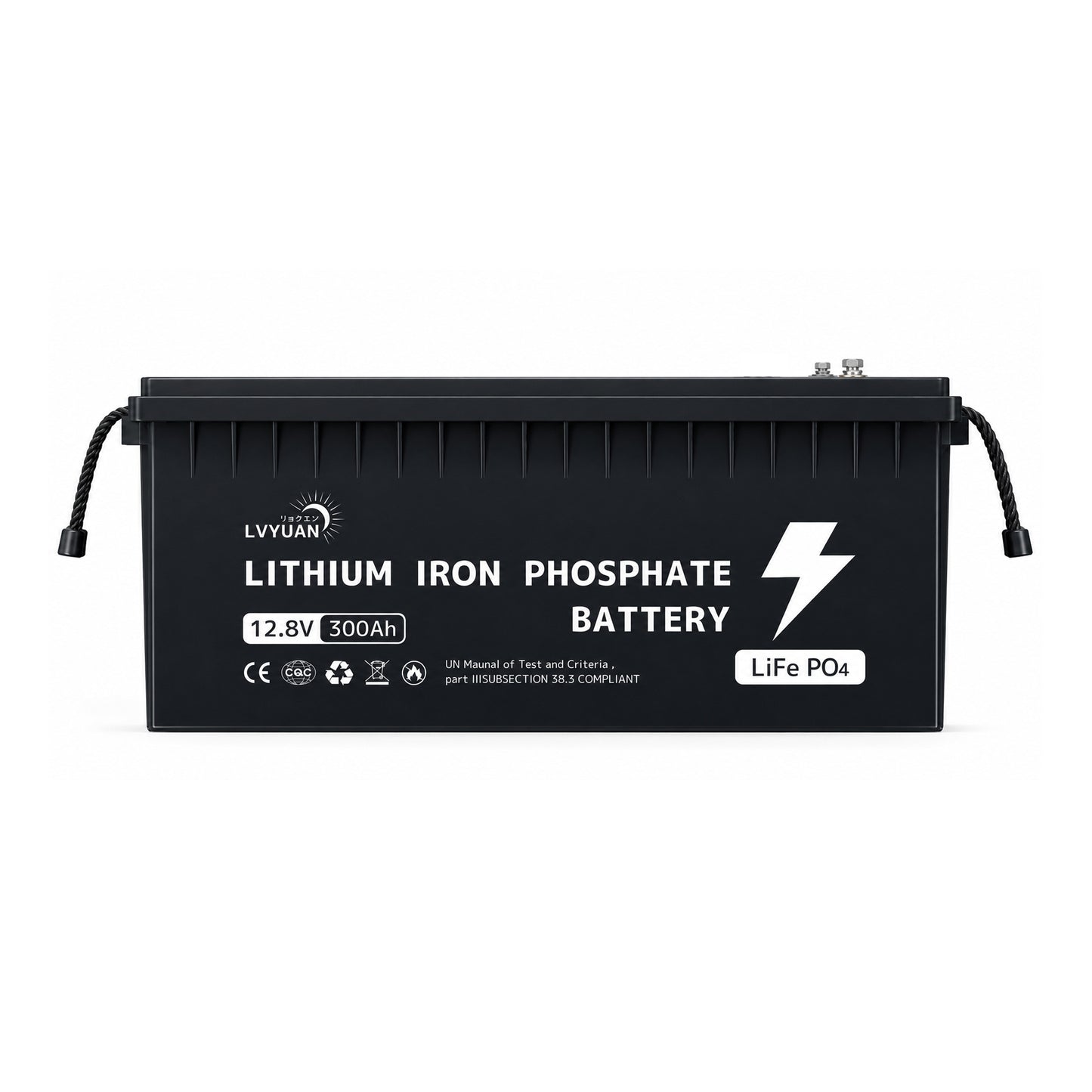 LVYUAN 12.8V/300Ah 3.84kWhリン酸鉄リチウムイオンバッテリー
