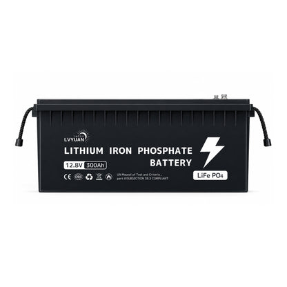 LVYUAN 12.8V/300Ah 3.84kWhリン酸鉄リチウムイオンバッテリー