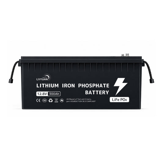 LVYUAN 12.8V/300Ah 3.84kWhリン酸鉄リチウムイオンバッテリー
