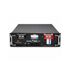 LVYUAN 25.6V/200Ah 5.12kWhリン酸鉄リチウムイオンバッテリー ラック型