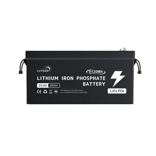 LVYUAN 25.6V/200Ah リン酸鉄リチウムイオンバッテリー