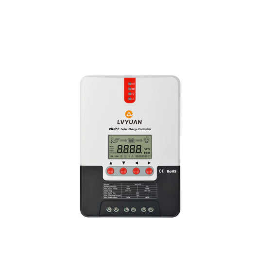 LVYUAN 12V/24V用 20A MPPTソーラーチャージコントローラー