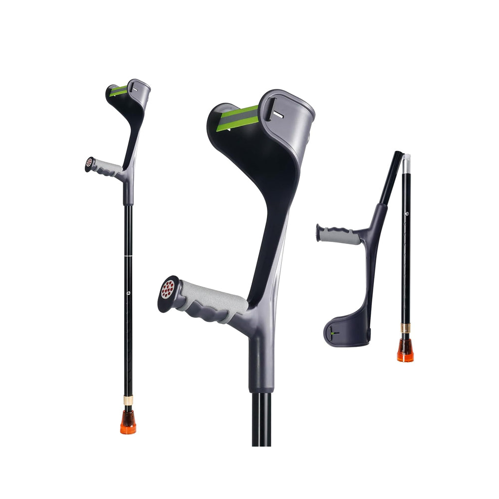 LVYUAN 松葉杖 クラッチ杖 折りたたみ杖 軽量 一本杖 持ち運び便利 滑り止め 伸縮 歩行補助 介護用品 老人用 高齢者 折り畳み おしゃれステッキ 安定 耐久性に プレゼント ギフト 部屋 散歩 リハビリ 介護 施設 老人ホーム 病院 頑丈 男女兼用（一本）