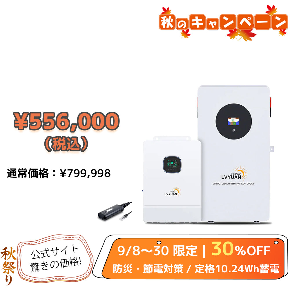 LVYUAN 51.2V（48V）ハイブリッド蓄電システム