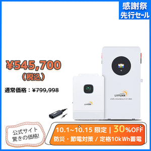 LVYUAN 51.2V（48V）ハイブリッド蓄電システム