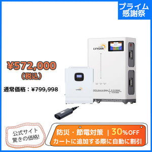 LVYUAN 5000Wハイブリッド蓄電システム