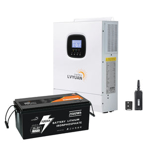 LVYUAN 3000Wハイブリッド蓄電システム