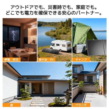 LVYUAN 400W 折り畳み式 ソーラーパネル FSLシリーズ