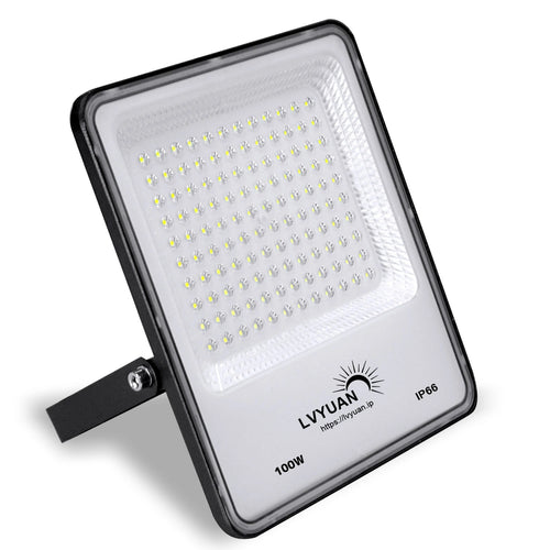 LVYUAN(リョクエン) 100w LED投光器【PC素材 1個入】