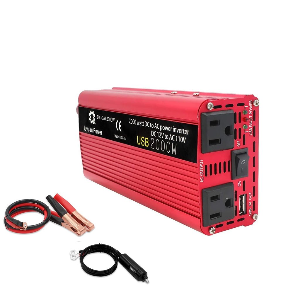 LVYUAN 疑似正弦波インバーター 1000W DC12V（直流）AC100V（交流） - LVYUAN（リョクエン）公式ショップ