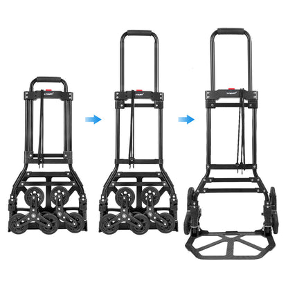 LVYUAN(リョクエン)折りたたみ式 キャリーカート 耐荷重100kg（6輪回転式 - 黒） - LVYUAN（リョクエン）公式ショップ