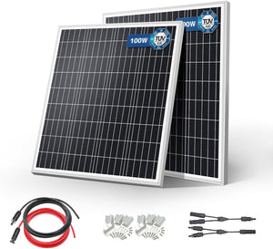 LVYUAN 100W ソーラーパネル 2枚（200W） セット【ICE基準・TUV規格品】 - LVYUAN（リョクエン）公式ショップ