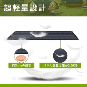 LVYUAN 100W フレキシブルソーラーパネル発電キット - LVYUAN（リョクエン）公式ショップ