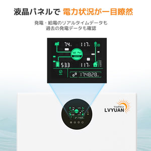 LVYUAN 10.24kWh単相二線式ハイブリッド蓄電システム - LVYUAN（リョクエン）公式ショップ