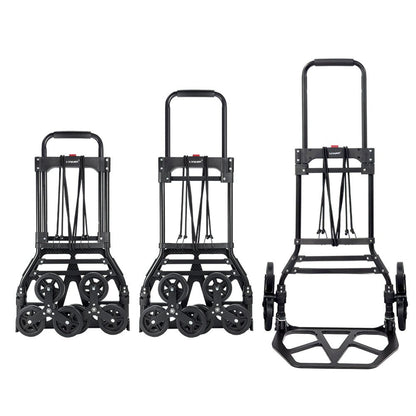 LVYUAN(リョクエン)折りたたみ式 キャリーカート 耐荷重130kg （6輪回転式 - 黒） - LVYUAN（リョクエン）公式ショップ