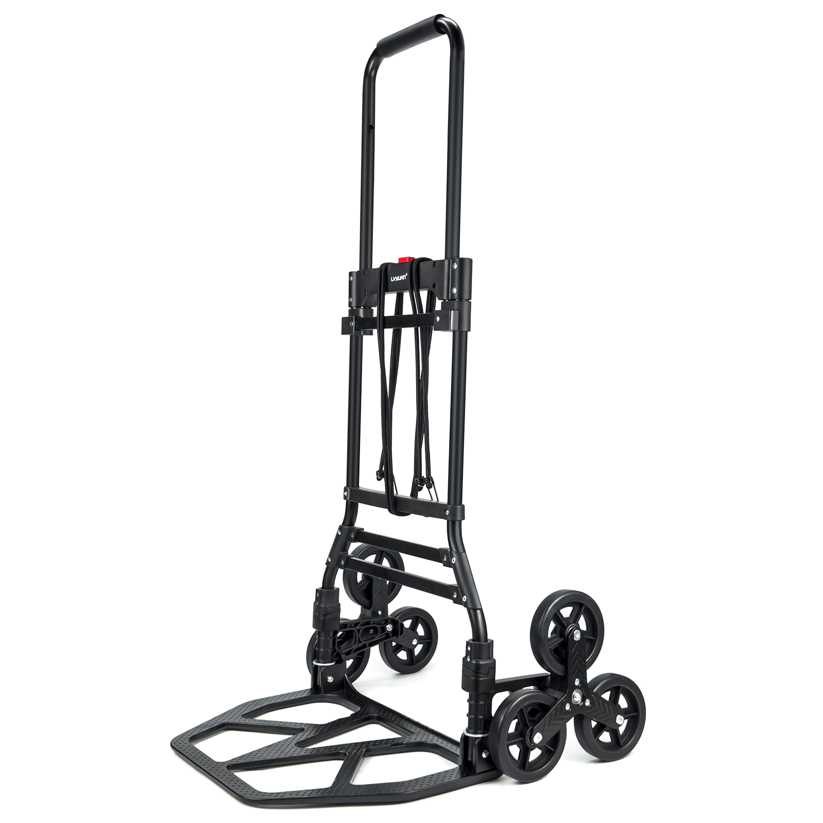 LVYUAN(リョクエン)折りたたみ式 キャリーカート 耐荷重130kg （6輪回転式 - 黒） - LVYUAN（リョクエン）公式ショップ