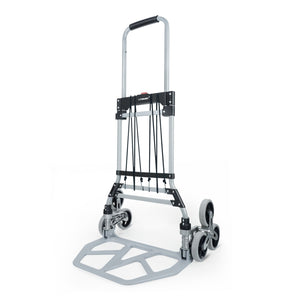 LVYUAN(リョクエン)折りたたみ式 キャリーカート 耐荷重130kg （6輪回転式-銀）