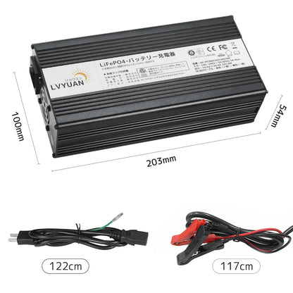 LVYUAN 14.6V 20A リン酸鉄リチウムイオンバッテリー専用充電器 - LVYUAN（リョクエン）公式ショップ