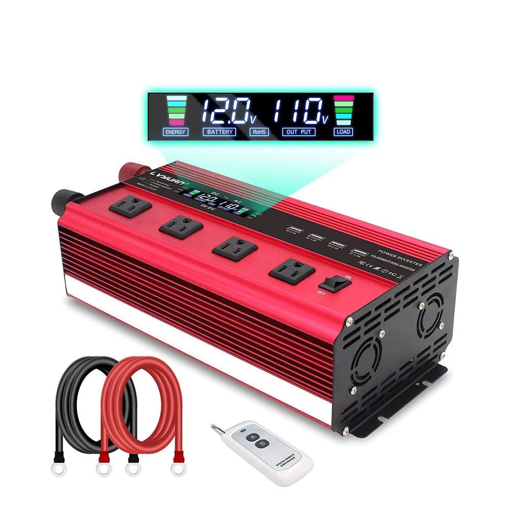 LVYUAN 疑似正弦波インバーター 2000W DC12V（直流）AC100V（交流） - LVYUAN（リョクエン）公式ショップ