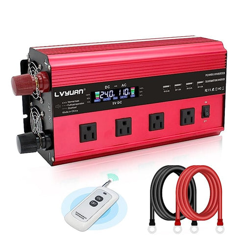 LVYUAN 疑似正弦波インバーター 2000W DC24V（直流）AC100V（交流） - LVYUAN（リョクエン）公式ショップ