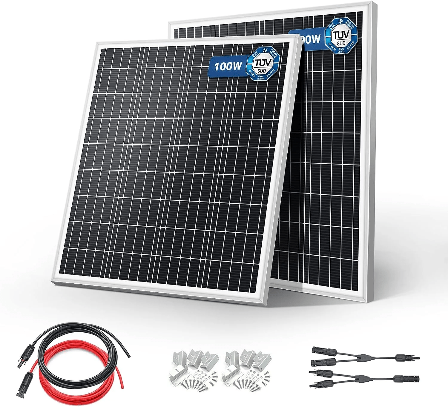 LVYUAN 100W ソーラーパネル LVYUAN 200W ソーラーパネル発電キット - LVYUAN（リョクエン