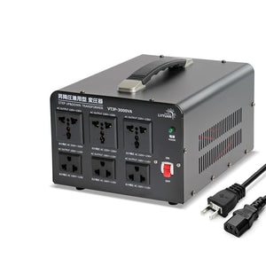 LVYUAN 3000W変圧器 降圧・昇圧兼用型トランス AC100V/110V⇄220V/240V 自由切換 VTJP-3000VA