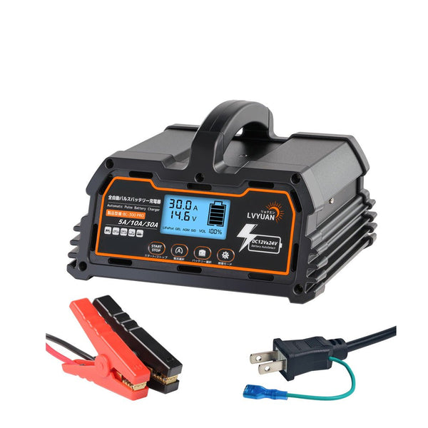 名作 パルスバッテリー充電器 LVYUAN 30A 12.8V / 12V・24V鉛蓄 ホビーラジコン