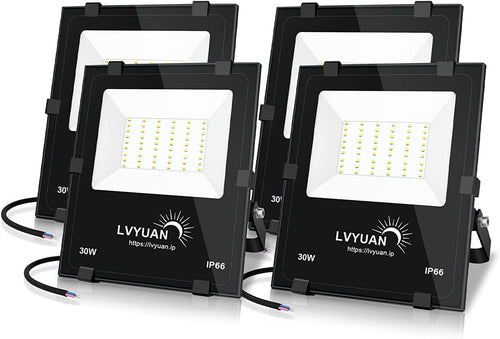 LVYUAN(リョクエン) 30w LED投光器【ガラス素材 4個入】 - LVYUAN（リョクエン）公式ショップ