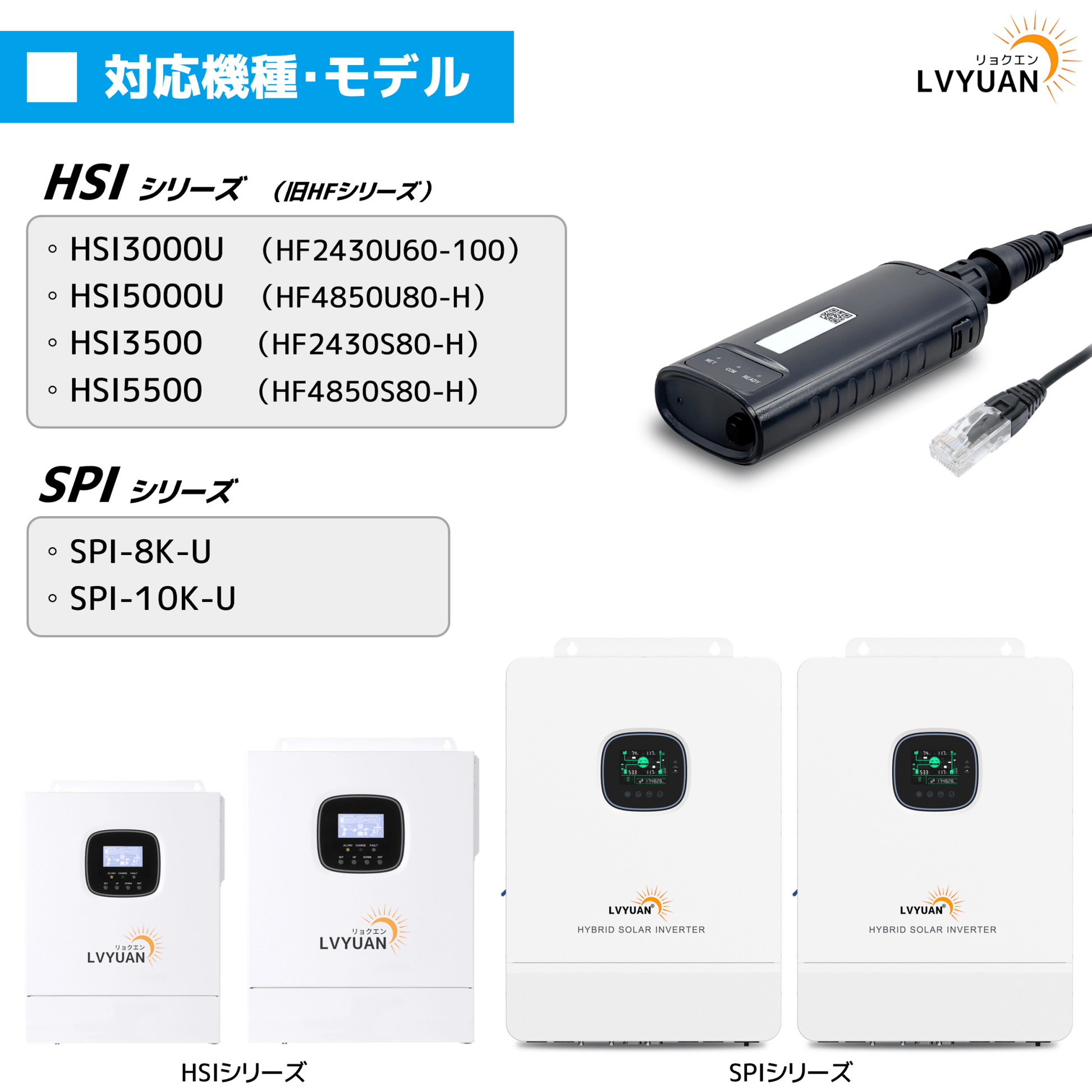 LVYUAN ハイブリッドインバーター スマートデータ通信機 - LVYUAN（リョクエン）公式ショップ