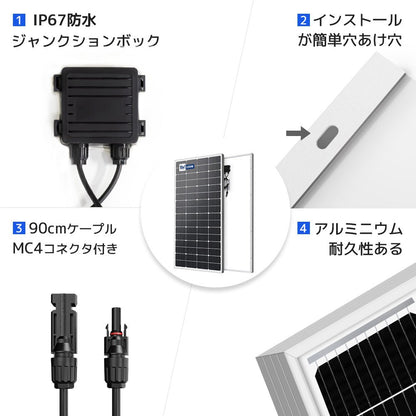 LVYUAN 440W ソーラーパネル発電キット（220W二枚入り） - LVYUAN（リョクエン）公式ショップ