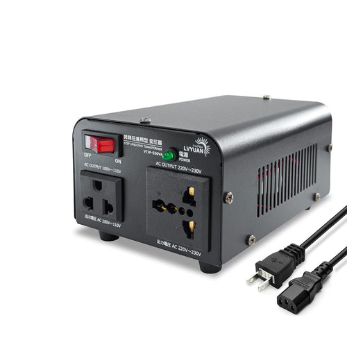 LVYUAN 550W変圧器 降圧・昇圧兼用型トランス AC100V/110V⇄220V/240V 自由切換 VTJP - 550VA - LVYUAN（リョクエン）公式ショップ