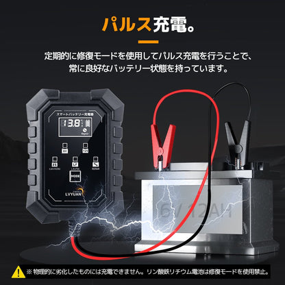 LVYUAN 6V・12Vバッテリー充電器 - LVYUAN（リョクエン）公式ショップ