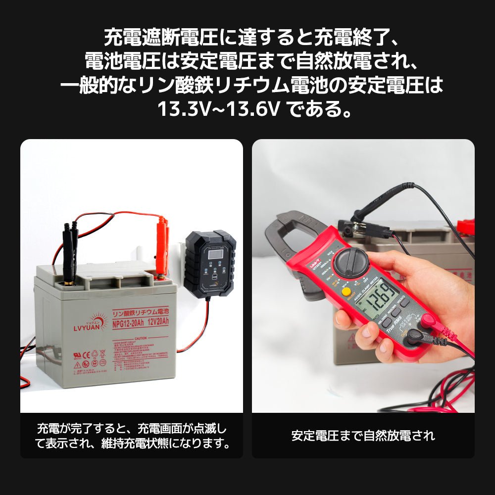 LVYUAN 6V・12Vバッテリー充電器 - LVYUAN（リョクエン）公式