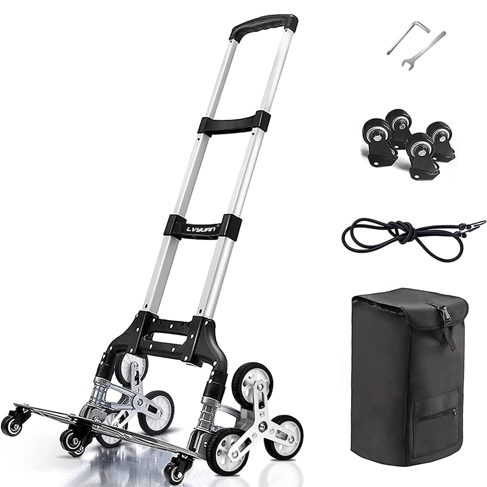 LVYUAN(リョクエン)折りたたみ式 キャリーカート 耐荷重75kg（シルバー） - LVYUAN（リョクエン）公式ショップ