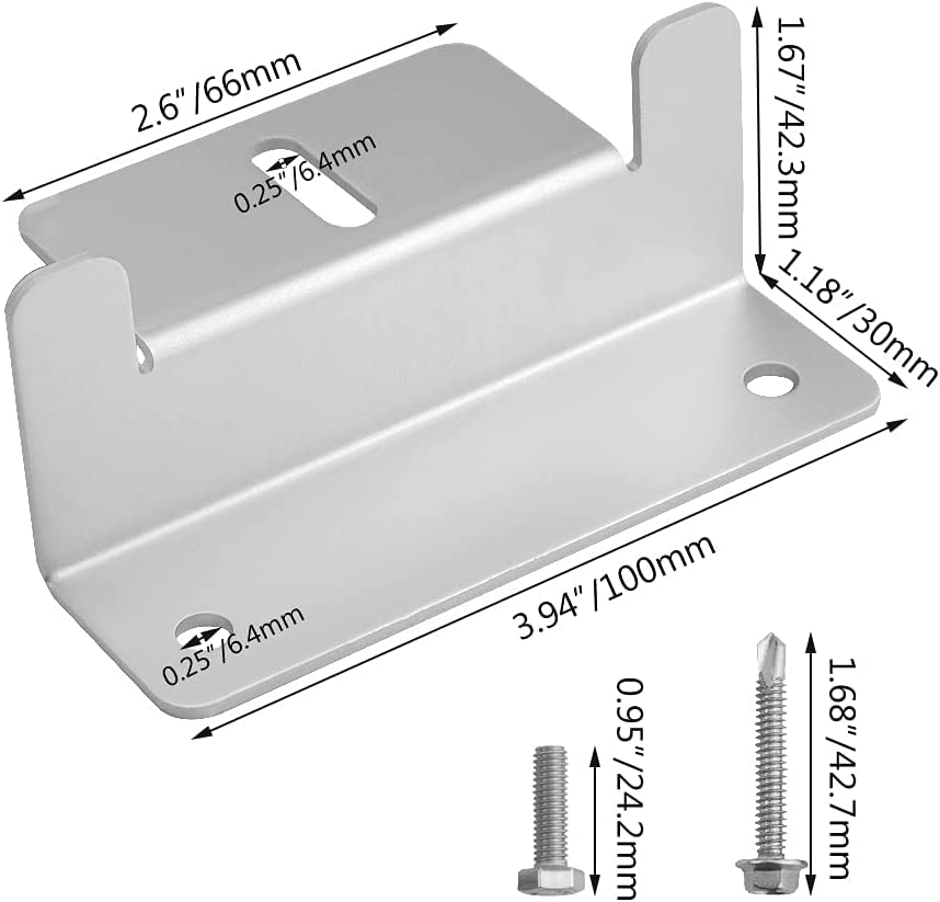 LVYUAN ソーラーパネル固定用ブラケット8個セット - LVYUAN（リョクエン）公式ショップ