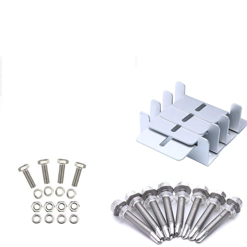 LVYUAN ソーラーパネル固定用ブラケット8個セット - LVYUAN（リョクエン）公式ショップ