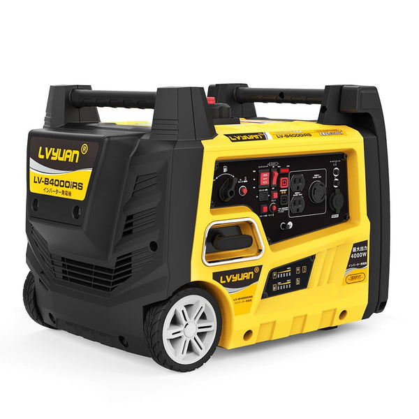 LVYUAN リコイル式インバータ発電機 遠隔始動式発電機 4kVA