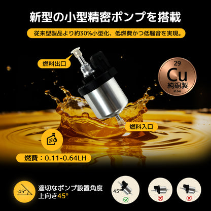 LVYUAN 5KW 10Lリットル 分体式エアヒーター