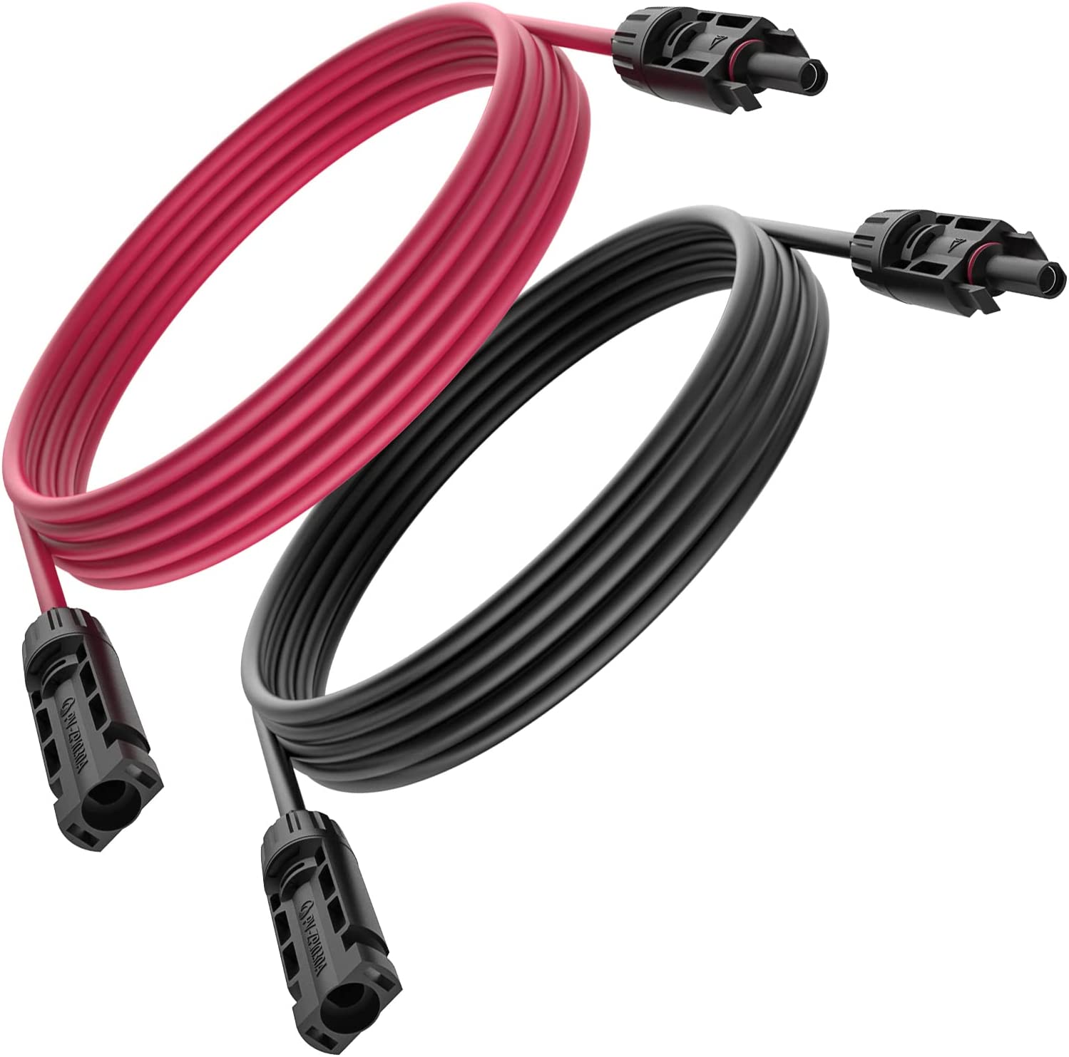 LVYUAN ソーラー延長ケーブル 両端MC4コネクター付き 11AWG