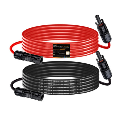 LVYUAN ソーラー延長ケーブル 両端MC4コネクター付き 11AWG / 4mm² - LVYUAN（リョクエン）公式ショップ